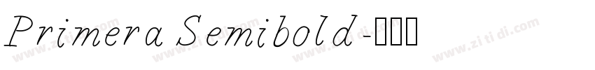 Primera Semibold字体转换